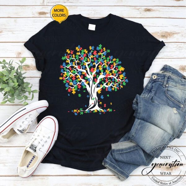 Tree Of Life Autism Awareness Month Gift Funny Asd Supporter Gift Shirts