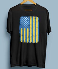 Ukrainian American Flag Shirts