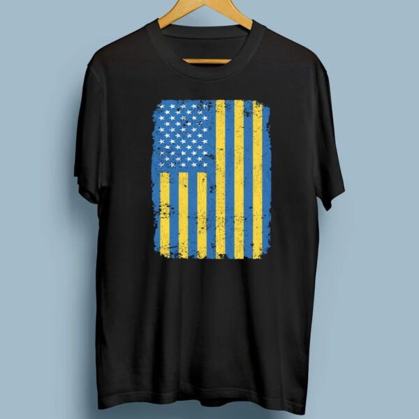 Ukrainian American Flag Shirts