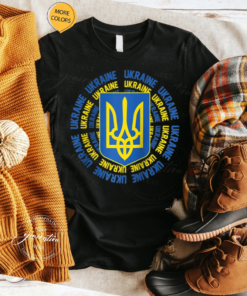 Ukrainian Flag Vintage Heritage Raglan Baseball Shirts