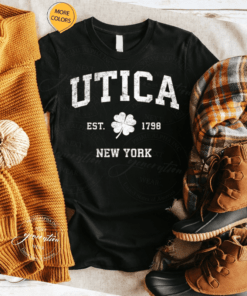 Utica New York Vintage Shamrock Shirts