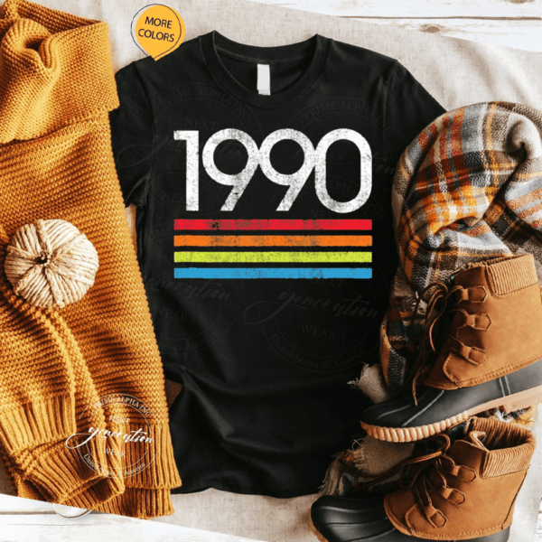 Vintage 1990 32Nd Birthday TShirt