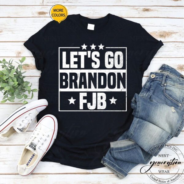 Vintage FJB Let's Go Brandon Meme Funny Political TShirts