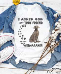 Weimaraner Quote Mom Weim Dad Costume, Cute Grey Hunting Dog T-Shirt