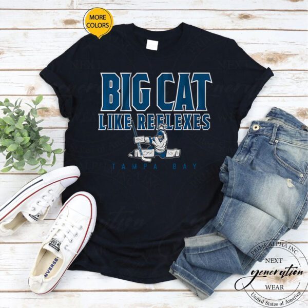 andrei vasilevskiy big cat like reflexes tshirts