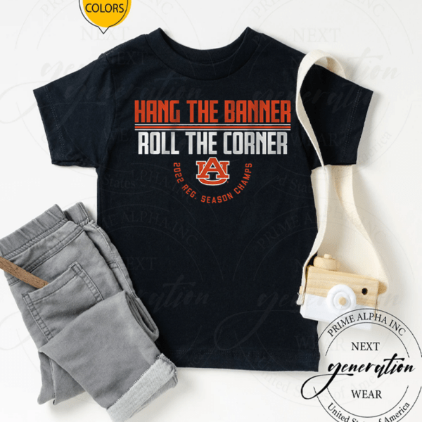 auburn basketball hang the banner roll the corner tshirt