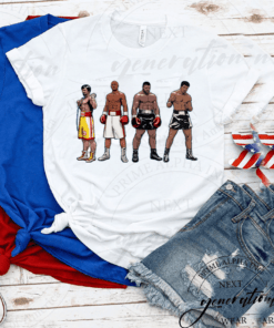 boxing greats over shirts