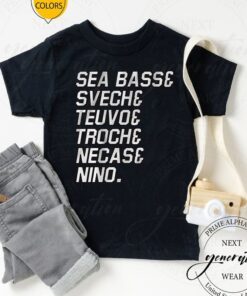 sea bass svech teuvo troch necas nino tshirt