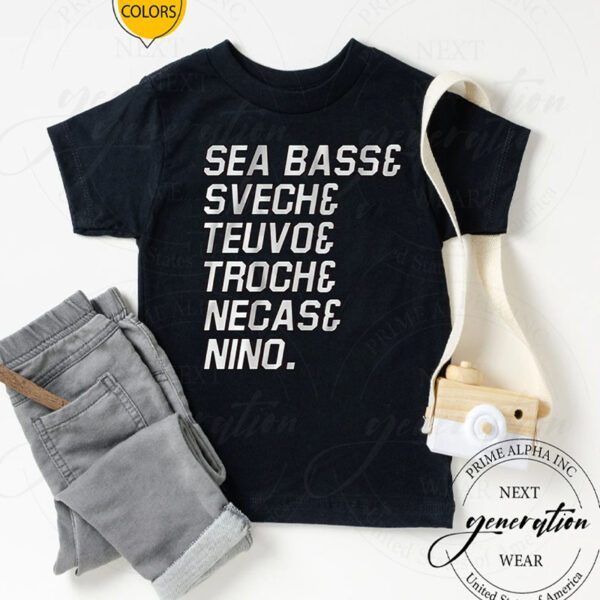 sea bass svech teuvo troch necas nino tshirt