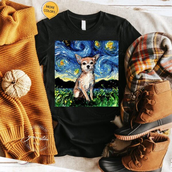 starry chihuahua dog lover shirts