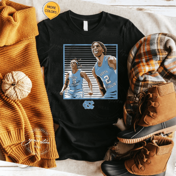 unc basketball armando bacot and caleb love frame it tshirt