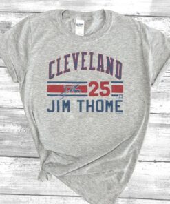 Cleveland Jim Thome 25 Signature Jersey T-Shirts