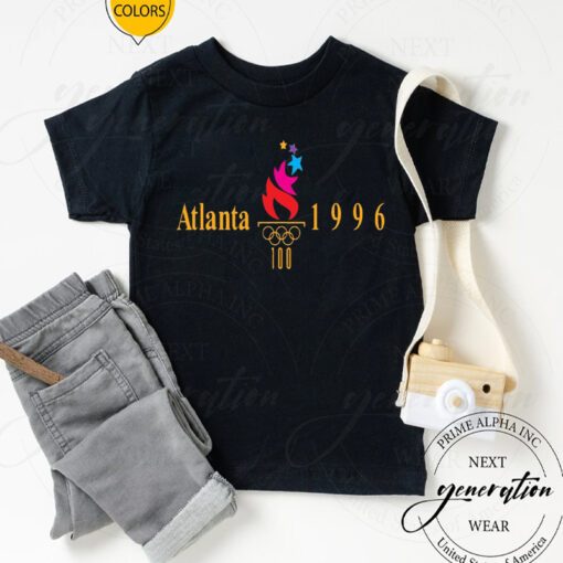 1996 Atlanta Olympics T-Shirt 90s Atlanta Olympiad Trendy TShirts