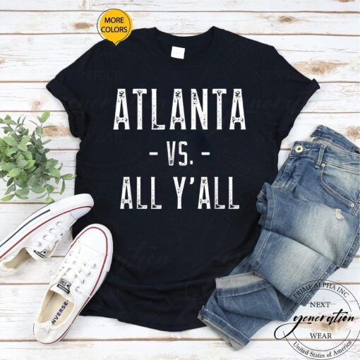 1996 Atlanta Olympics T-Shirt Atlanta Vs All Y’all Sports T-Shirts