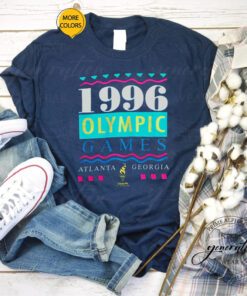 1996 Atlanta Olympics T-Shirt Games Atl Trendy Sporty Tee Shirts