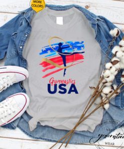 1996 Atlanta Olympics T-Shirt Gymnastics USA Support TShirt