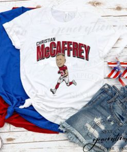 christian mccaffrey caricature shirts