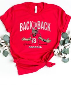 georgia football stetson bennett iv back to back shirts