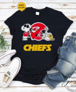 2023 Chiefs Snoopy Champion TShirts