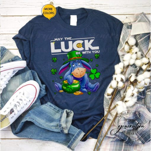 2023 Eeyore may the luck be with you St Patrick’s Day tshirt