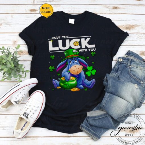 2023 Eeyore may the luck be with you St Patrick’s Day tshirts