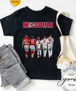 2023 Missouri Sport Kansas City Chiefs And St Louis Cardinals Signatures tshirts