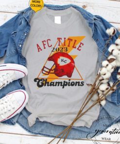 AFC Tittle 2023 Kansas City Chiefs Football Champions TShirt