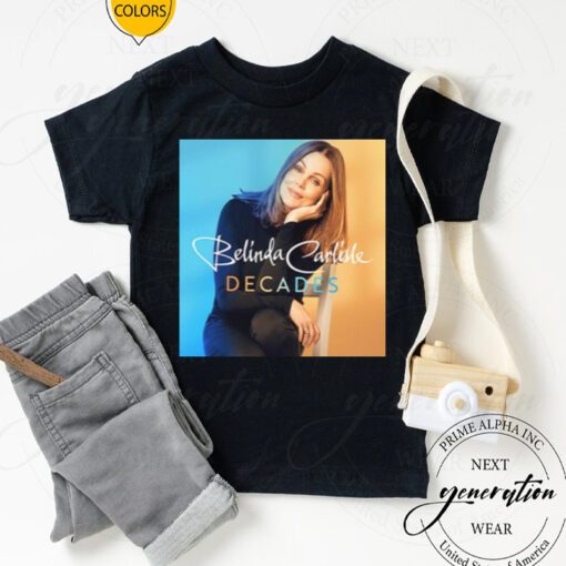 Album Cover Belinda Carlisle Decades tshirts