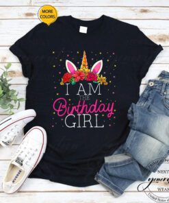 Barbie Birthday - I Am The Birthday Girl Unicorn Shirt