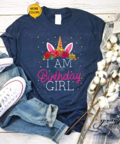 Barbie Birthday - I Am The Birthday Girl Unicorn Shirts