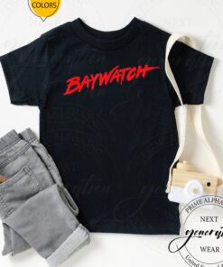 Baywatch Red Logo Action Drama Comedy TV Series Shirt