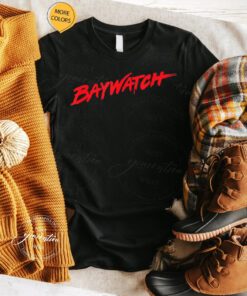 Baywatch Red Logo Action Drama Comedy TV Series Shirts