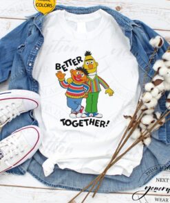 Bert and ernie better together kids T-shirt