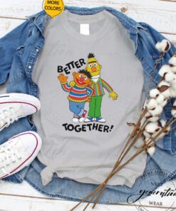 Bert and ernie better together kids Tshirt