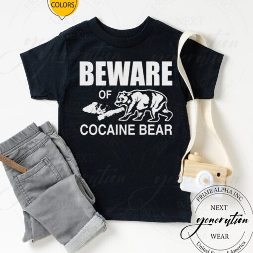 Beware Of Cocaine Bear Barelylegal TShirts