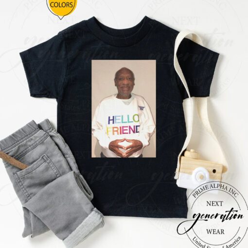 Bill Cosby T-Shirt Hello Friend Funny Comedian Trendy Tee Shirt