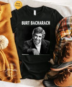 Black And White Portrait Burt Bacharach shirts