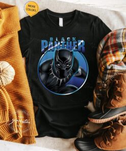 Black Panther Birthday - Marvel Avengers Circle Portrait TShirt