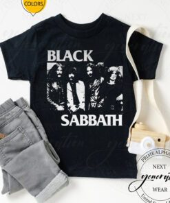 Black Sabbath Paranoid T-Shirt In The Black Flag Logo TShirts