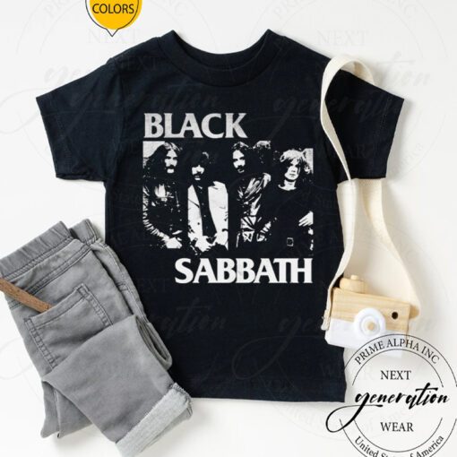 Black Sabbath Paranoid T-Shirt In The Black Flag Logo TShirts