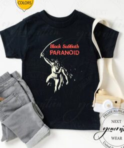 Black Sabbath Paranoid T-Shirt Vintage 70s Heavy Metal Shirt