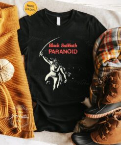 Black Sabbath Paranoid T-Shirt Vintage 70s Heavy Metal Shirts