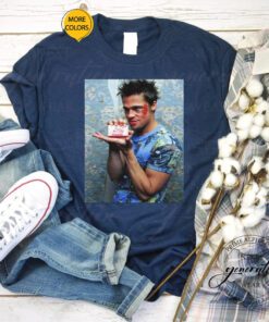 Brad Pitt T-Shirt Fight Club Brad Pitt 90s Movie shirt