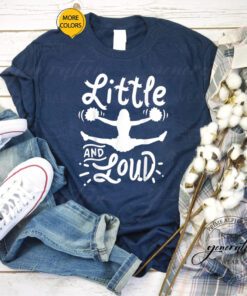 Cheerleading Little And Loud Cheerleader TShirt