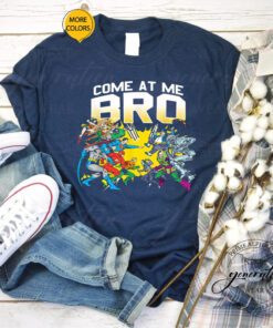 Come At Me Bro T-Shirt DC Comics Trendy Funny Meme Tee Shirts