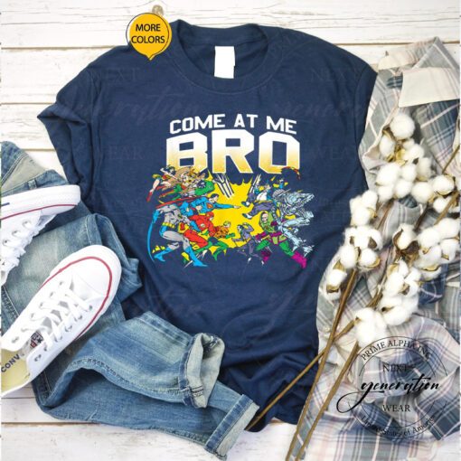 Come At Me Bro T-Shirt DC Comics Trendy Funny Meme Tee Shirts