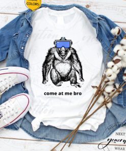 Come At Me Bro T-Shirt Funny Gorilla VR Game Virtual Shirt