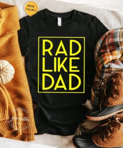 Dad And Me T-Shirt Dad And Son Set Rad Dad Matching TShirt