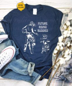 Dad And Me T-Shirt Daddy’s Future Riding Buddies Matching TShirt