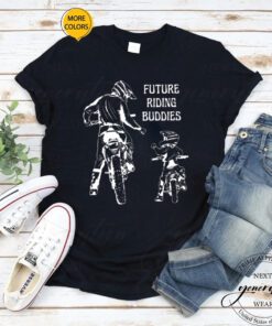 Dad And Me T-Shirt Daddy’s Future Riding Buddies Matching TShirts